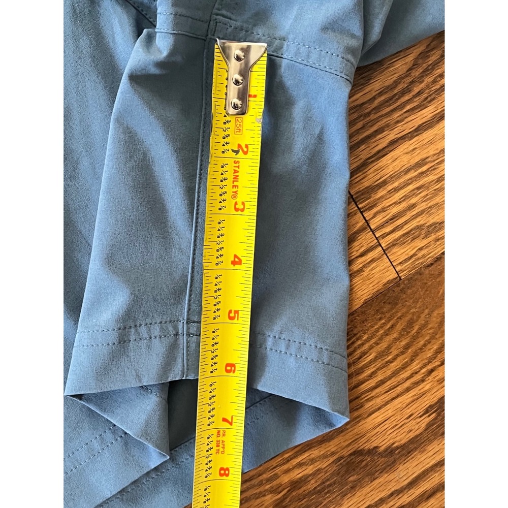 LL Bean Mens Bounder Shorts Blue Recycled Polyester Sorona XL 521556 - Picture 7 of 7